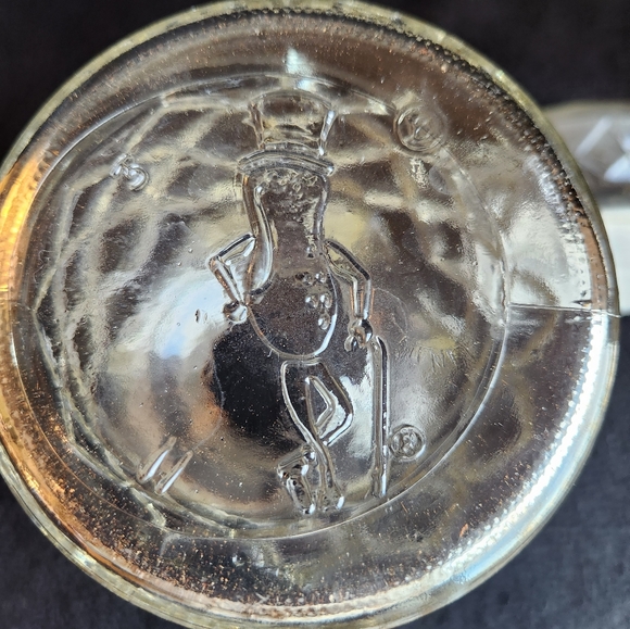 Vintage Planters Jar Mr. Peanut Advertise Glass Top Hat Canister Container - Picture 4 of 7